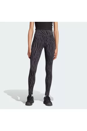 adidas Damen Animal Print Kleidung - Allover Zebra Animal Print Essentials Leggings
