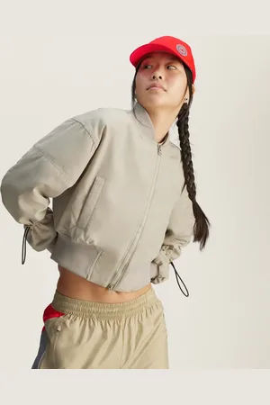 adidas By Stella McCartney TrueNature Woven Cropped Bomberjacke