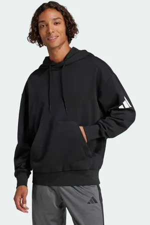 adidas Essentials Loose-Fit 3-Streifen Logo French Terry Hoodie