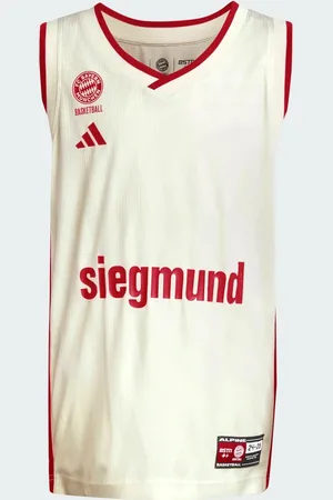 adidas FC Bayern Basketball Away Jersey Kids