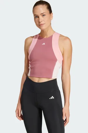 adidas TECHFIT Colorblock Training Crop Tanktop