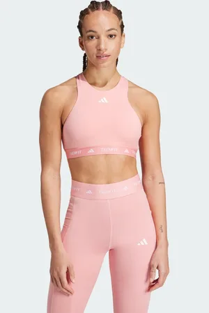 adidas TECHFIT Medium-Support High-Neck Sport-BH