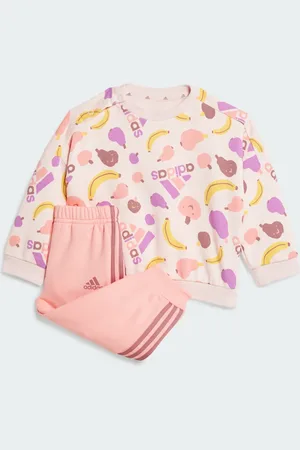 adidas Essentials Allover Print Kids Jogginganzug