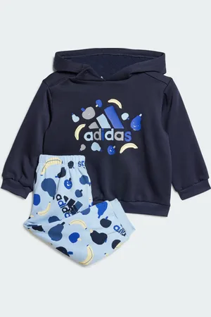 adidas Essentials Allover Print Kids Jogginganzug