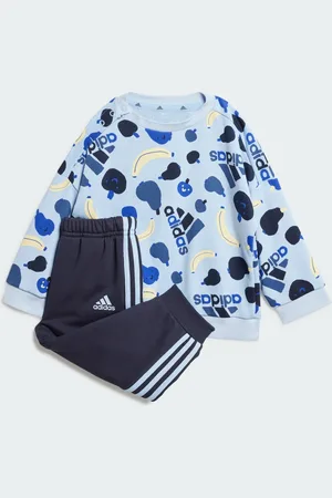 adidas Essentials Allover Print Kids Jogginganzug