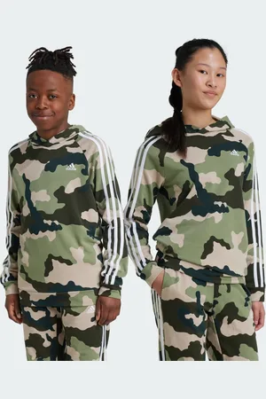 adidas Essentials Allover Print Kids Hoodie