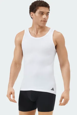 adidas Active Flex Tanktop-Unterwäsche aus Baumwolle, 2 Stück