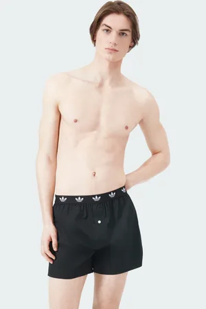 adidas Comfort Core Cotton Icon Woven Boxershorts, 2er-Pack – Unterwäsche