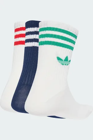 adidas 3-Streifen Crew Socken, 3 Paar