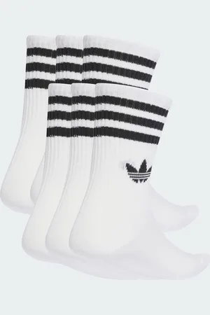 adidas 3-Streifen Crew Socken, 6 Paar