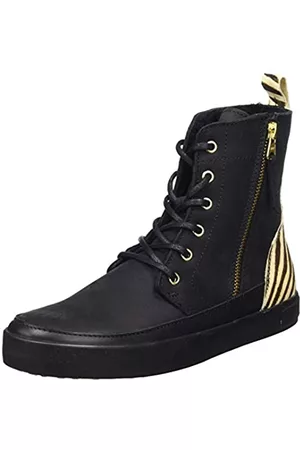 Blackstone Damen SL76 Hohe Sneaker, Mehrfarbig (Zebra Zbra)