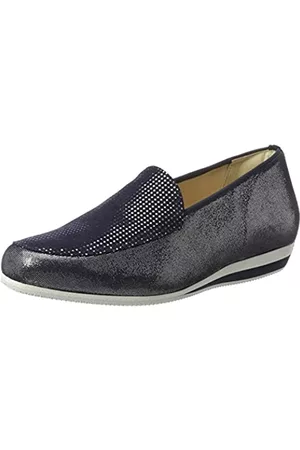 Hassia Damen Sanremo, Weite H Mokassin, (Blue), 41 EU, 7