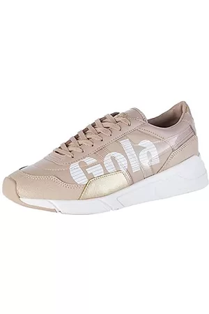 Gola Damen Sneakers - Damen Eclipse Tribute Sneaker, Pink Blossom White Gold Kw, 41 EU