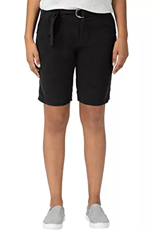 Timezone Damen Shorts - Damen Regular Aylintz Shorts, Schwarz (Washed Black 9091), W28(Herstellergröße:28)