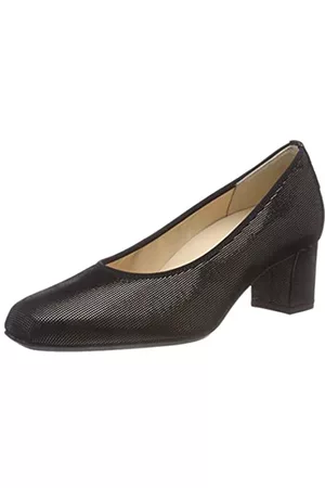 Hassia Damen Pumps - Damen Modena, Weite H Pumps, Grau (Antrazit 6200), 36 EU