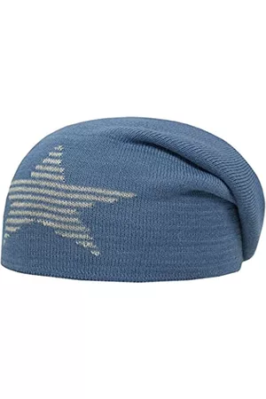 Döll Mützen - Unisex Mütze Bohomütze zum Wenden Strick, Gr. 51, Blau (stellar 3116)