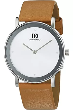 Danish Design Damen Uhren mit Lederarmband - Damen-Armbanduhr Analog Quarz Leder 3324575