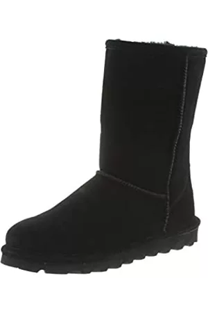 Bearpaw Damen Stiefel mit Lammfell - Lammfell Stiefel Elle Short 43 Black II (011)