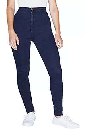 American Apparel Damen Stretch Jeans - Damen The Easy Jeans, dunkle Waschung, Mittel