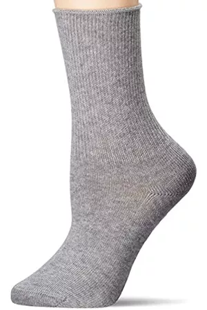 Hudson Damen Socken & Strümpfe - Damen Relax Soft SOD Socken, Silber, 39/42