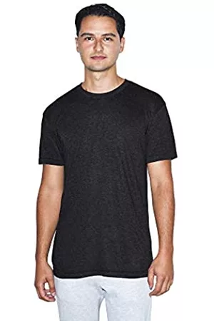 American Apparel T-Shirts - Unisex-Erwachsene Blend Crewneck Short Sleeve Track, 2-Pack T-Shirt, Tri-Black, Mittel