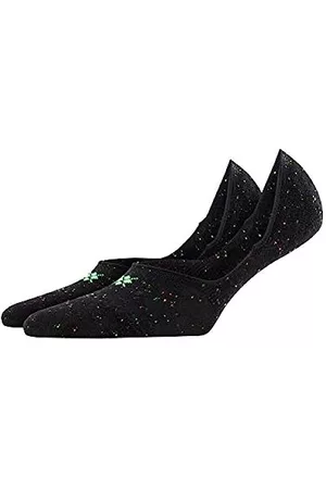 Burlington Damen Socken & Strümpfe - Damen Füßlinge Pixel Dot - Baumwollmischung, 1 Paar, Schwarz (Black 3000), Größe: 35-38