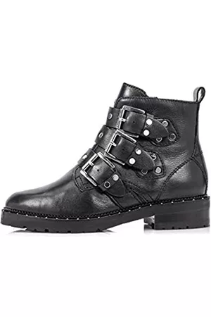 Bronx Damen Kingdom Biker Boots, (Black 01)