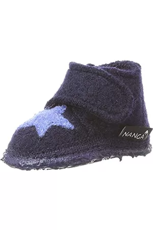 Nanga Damen Schuhe mit Sternen - Baby Baby Hausschuhe Stern dunkelblau 16