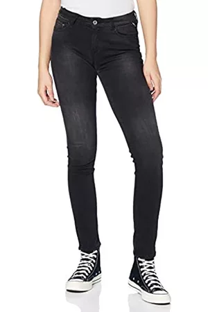 Replay Damen Stretch Jeans - FAABY Jeans, Damen, Grau 30/32 EU