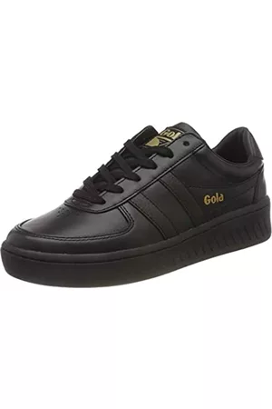 Gola Damen Sneakers - Damen Grandslam Leather Sneaker, Schwarz, 39 EU