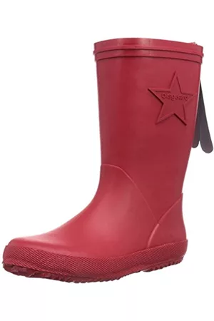 Bisgaard Unisex-Kinder Rubber Boot Star Gummistiefel, (10 Red)