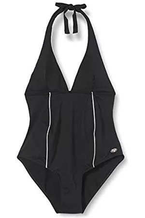 Haute Pression Damen Badeanzüge - Damen Badeanzug, Mehrfarbig Gr. 40, Schwarz - Noir (Noir/Blanc)