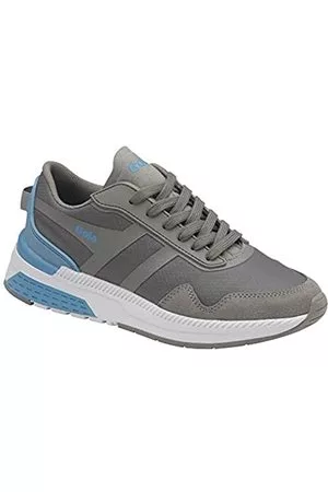 Gola Damen Atomics Road Running Shoe, Grey/Vista Blue
