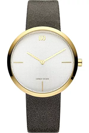 Danish Design Damen Uhren mit Lederarmband - Damen Analog Quarz Uhr mit Leder Armband IV15Q1232