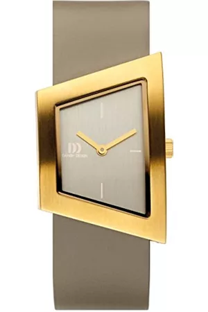 Danish Design Damen Analog Quarz Uhr mit Leder Armband IV15Q1207