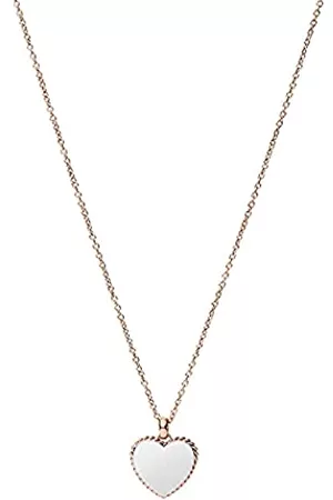 Fossil Damen Halsketten - Damenkette Anhänger Edelstahl roségoldfarben JF03645998