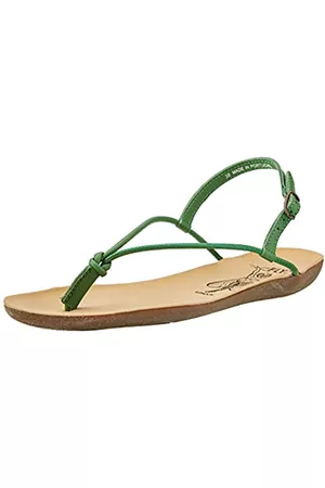 Fly London Damen Sandalen - Damen Mase720fly Sandale, Grün, 38 EU