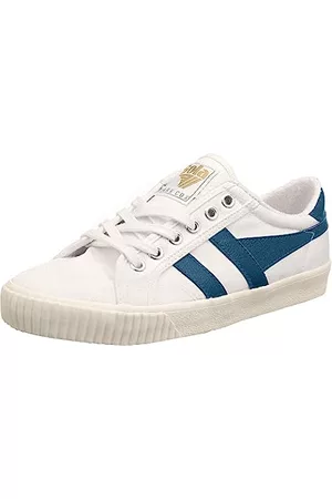 Gola Damen Schuhe - Damen Tennis Mark Cox Sneaker, Off White Vintage Blue, 37 EU