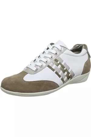 Hassia Damen Sneakers - Damen Sneaker, Weiß (weiß/multi 0299), EU 40.5 (UK 7)