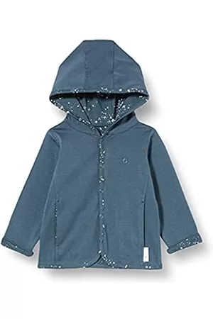 Noppies Damen Bouclé Strickjacken - Unisex Baby U Cardigan REV Bonny Strickjacke, Dark Slate-P558, 68