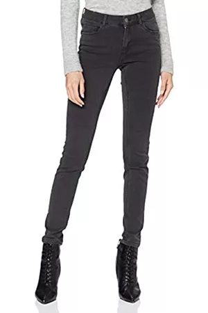 VERO MODA Damen Stretch Jeans - Damen Vmseven NW S Shape UP VI501 NOOS Jeans, Dark Grey Denim, XXS/30