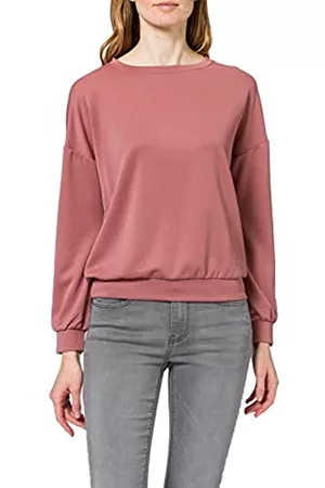 Mexx Damen Sweatshirts - Womens Comfortable Modal Sweatshirt, Mauve, XS