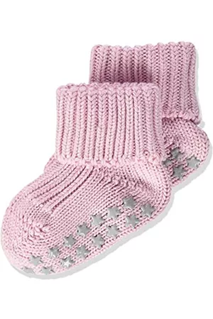 Falke Damen Schuhe mit Noppen - Unisex Baby Hausschuh-Socken Catspads Cotton B HP Baumwolle rutschhemmende Noppen 1 Paar, Rosa (Thulit 8663), 80-92