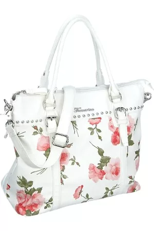 Fornarina Damen Handtaschen - Bags DOROTEA B603PS35, Damen, Shopper, Weiss (WHITE), 34,5x14x30,5 cm (B x H x T)
