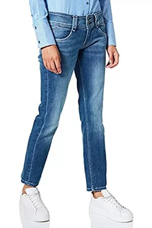 Pepe Jeans Damen Cropped Jeans - Damen Gen Jeans, Denim Dh, 27W / 32L