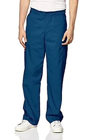 Dickies Herren Hosen & Jeans - EDS Signature Herren Scrubs Pant Zip Fly Pull-on 81006, Blau (Caribbean Blue), 4X-Groß