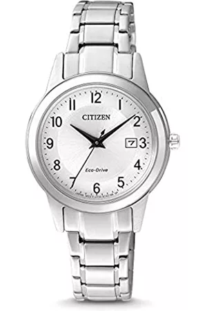 Citizen Damen Analog Quarz Uhr mit Edelstahl Armband FE1081-59B