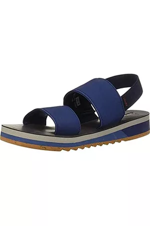 Chooka Damen Yoga Flatform Sport Sandalen, Blau (stahlblau)