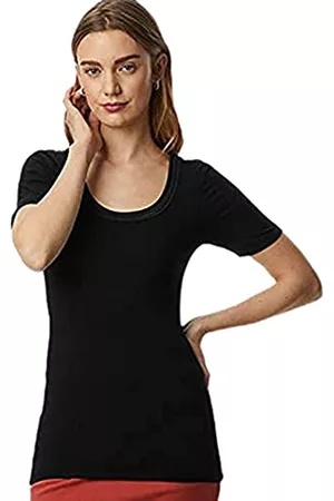 Ichi Damen Shirts - IHZOLA - T-Shirt - 20103264, Größe:L, Farbe:Black (10001)