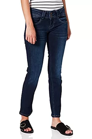 Pepe Jeans Damen Straight Jeans - Damen Gen Straight Fit Mid Waist Jeans , Denim DH, 29W / 32L